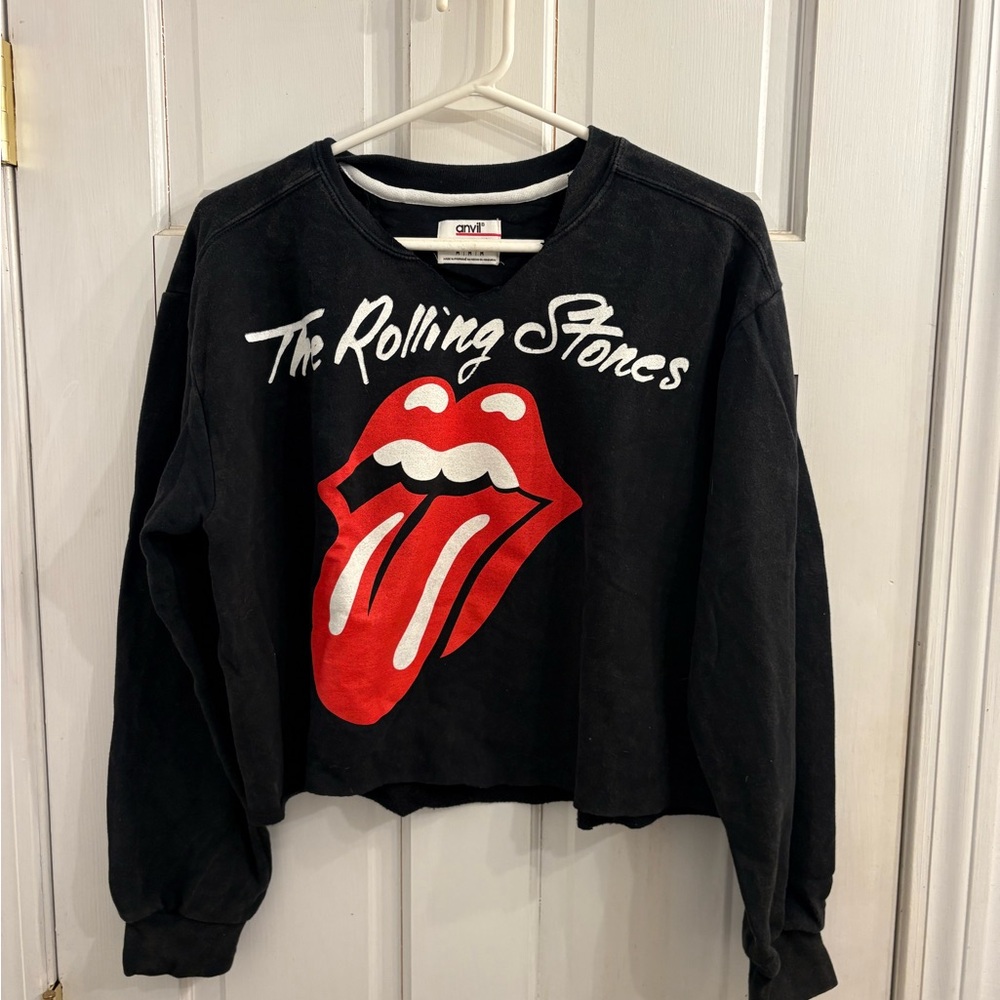 Rolling Stones Cropped Crewneck
